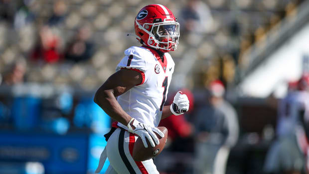 George Pickens with the Bulldogs.
